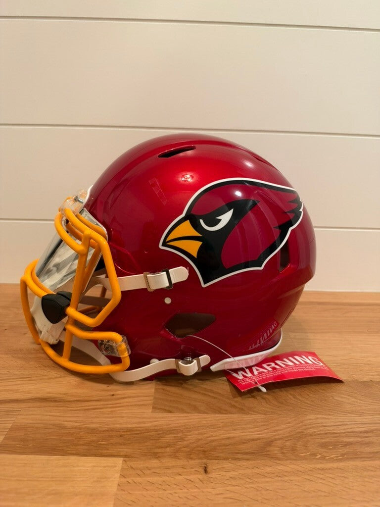 Kurt Warner Signed Cardinals Full Size Authentic Helmet Beckett Witnessed