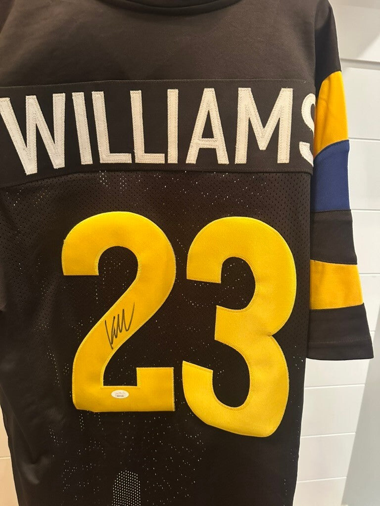 Kyren Williams Signed Los Angeles Rams Black Custom Jersey #23 JSA