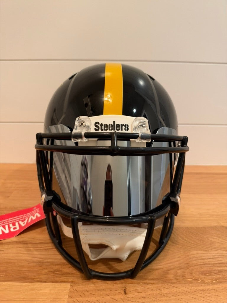 Rod Woodson Signed Steelers Riddell Authentic Full Size Helmet Beckett Witnessed