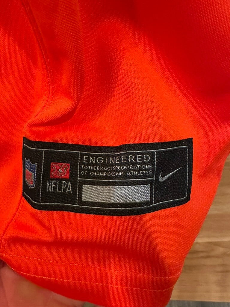 Bo Nix #10 Denver Broncos Nike Dri-FIT Limited Jersey Orange Size L – NWT