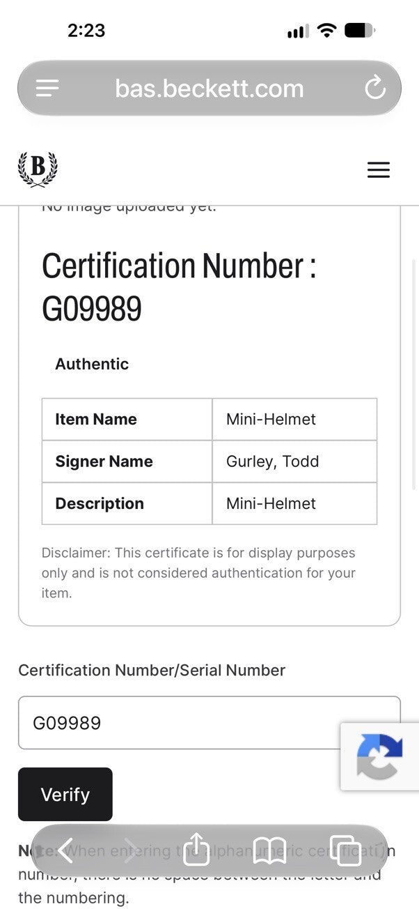 Todd Gurley Signed LA Rams Riddell Mini Helmet Navy White Beckett COA