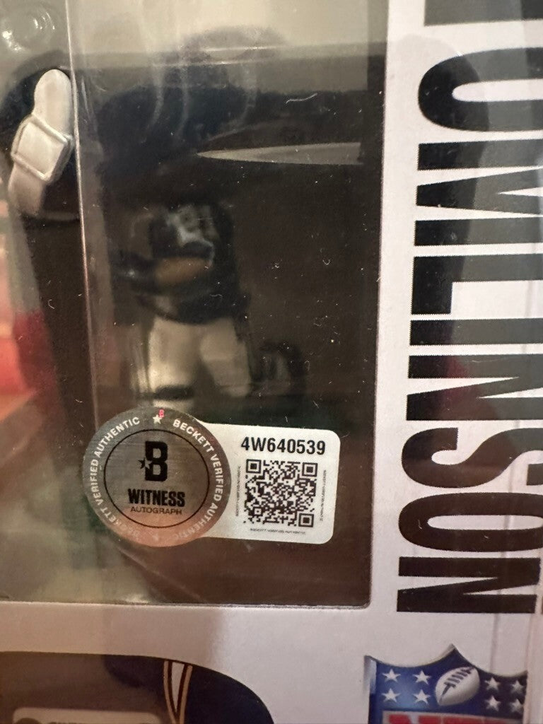 LaDainian Tomlinson Signed Funko Pop #155 Chargers HOF 17 Beckett Witnessed