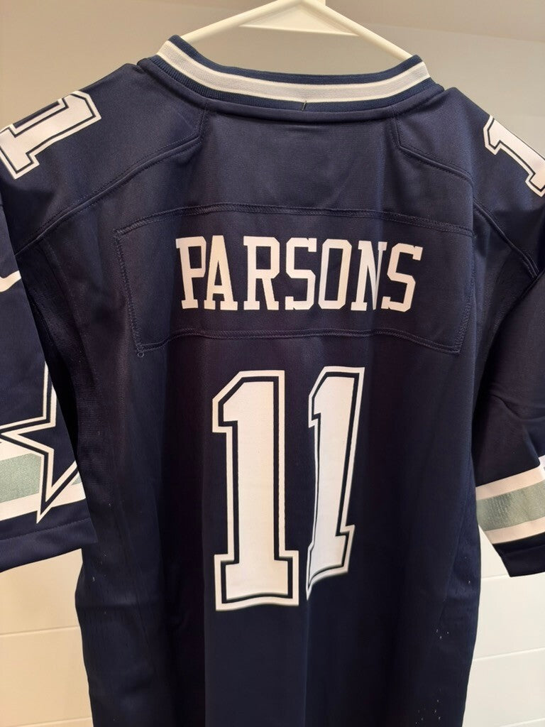 Nike Micah Parsons #11 Dallas Cowboys Navy Game Jersey Youth XL NWT