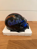 Ricky Pearsall Signed Florida Gators Black Speed Mini Helmet Beckett Blue Visor