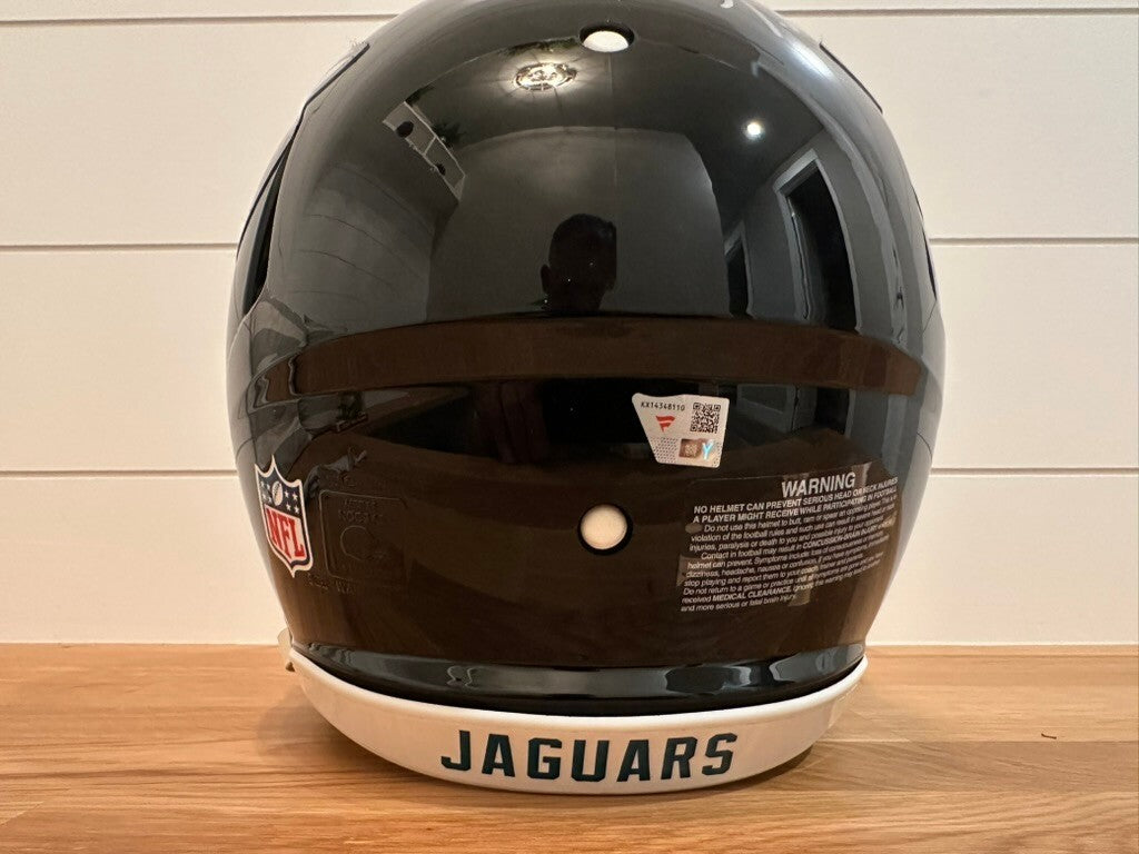 Travis Hunter Signed Jaguars Riddell Speed Authentic Helmet Fanatics #12