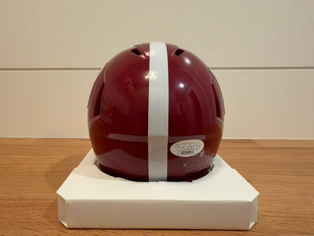Ryan Williams Signed Alabama Crimson Tide Speed Mini Helmet Chrome Visor JSA