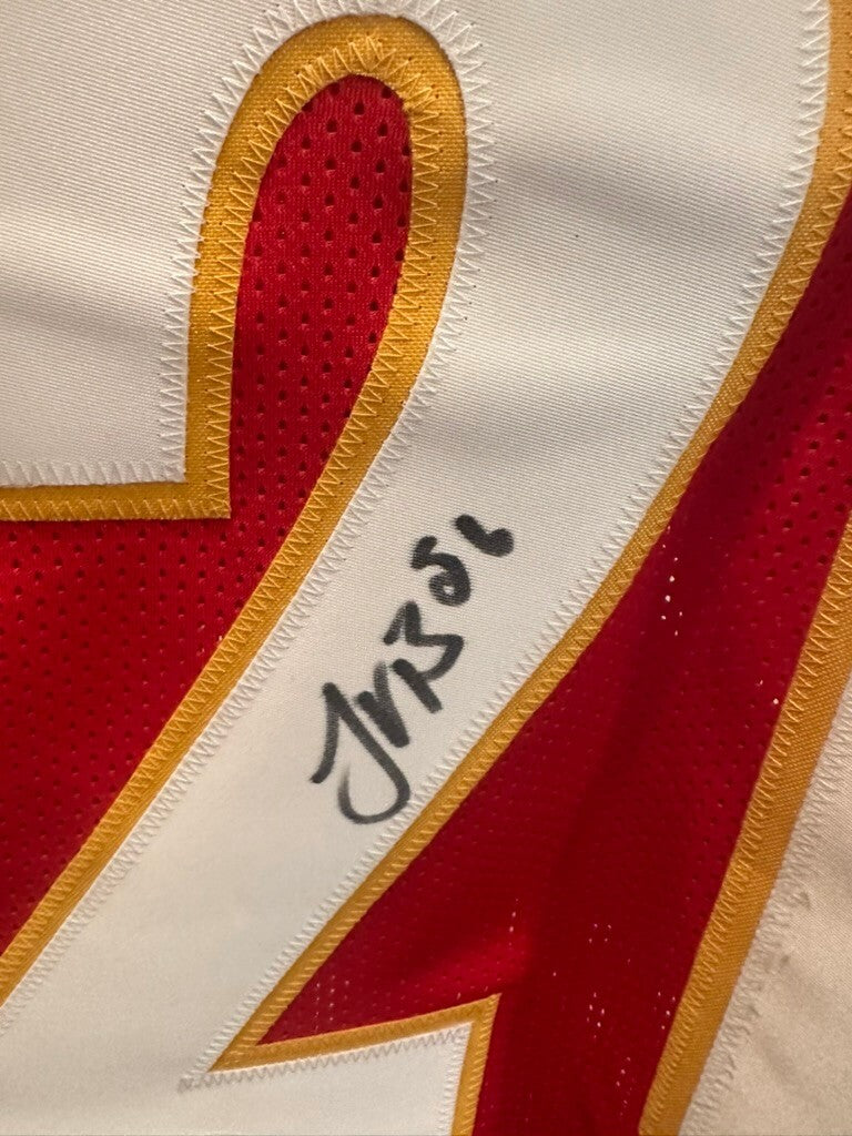 Le'Veon Bell Signed Kansas City Chiefs #26 Red Custom Jersey XL JSA Autograph