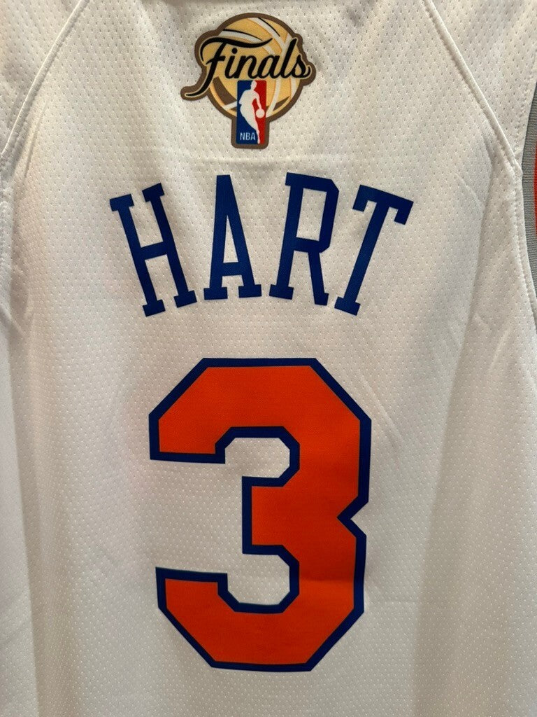 Josh Hart #3 New York Knicks Nike 2026 NBA Finals Swingman Jersey Size 48 L NWT