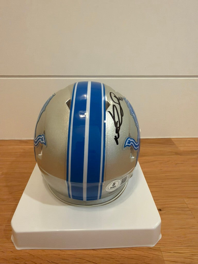Ndamukong Suh Signed Detroit Lions Speed Mini Helmet Beckett Custom Visor