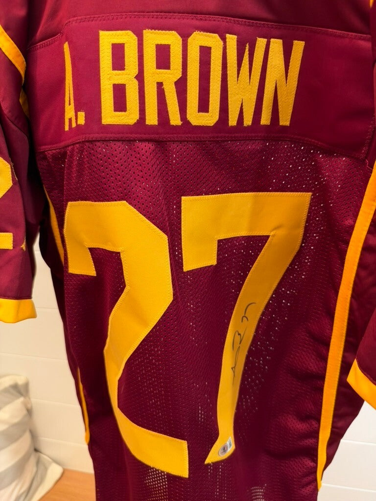 Antonio Brown Signed Central Michigan Chippewas #27 Custom Jersey Beckett BAS