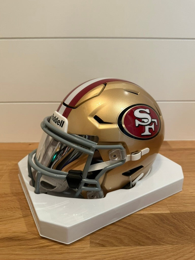 George Kittle Signed 49ers Riddell SpeedFlex MIDI Helmet Beckett Witness