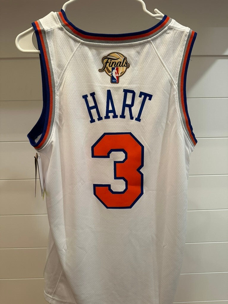 Josh Hart #3 New York Knicks Nike 2026 NBA Finals Swingman Jersey Size 48 L NWT