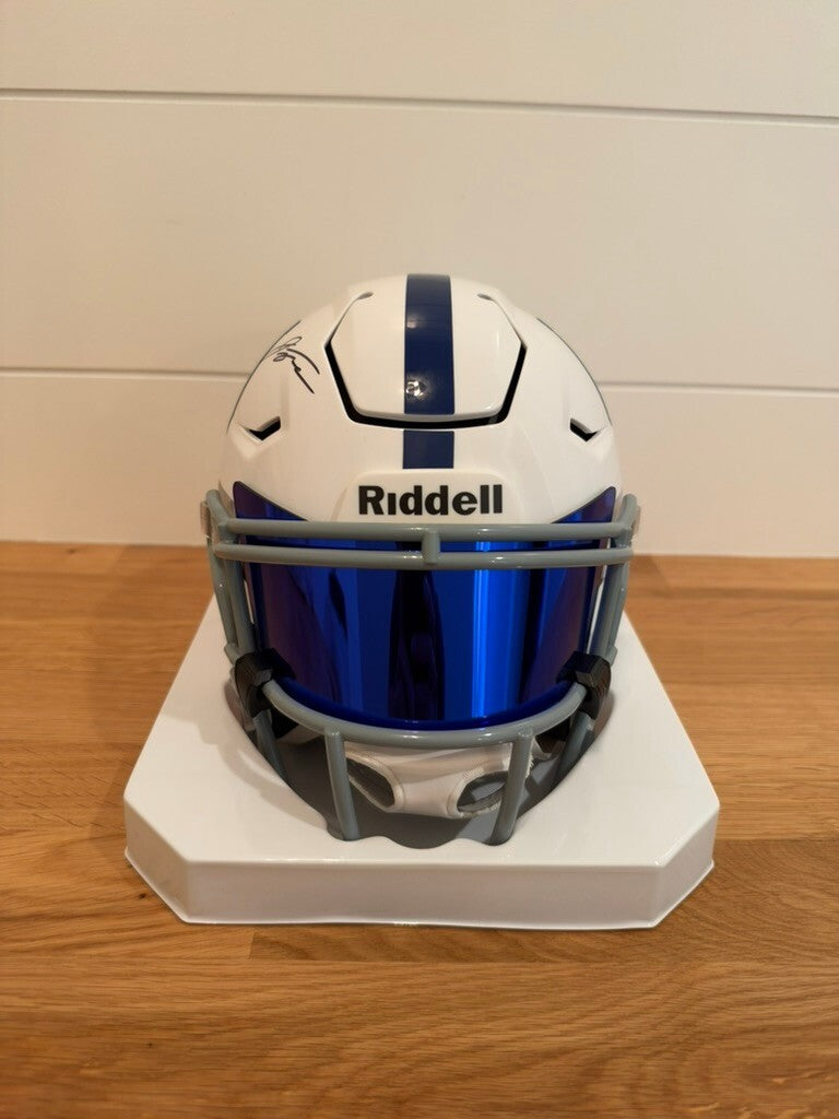 Jonathan Taylor Signed Colts Riddell SpeedFlex MIDI Helmet Metabilia Blue Visor