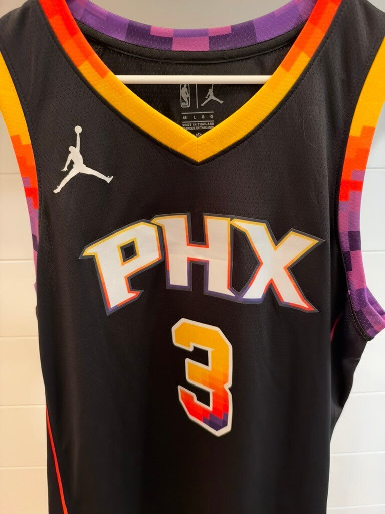 Bradley Beal Signed Phoenix Suns Jordan Swingman Jersey Black L 48 PSA