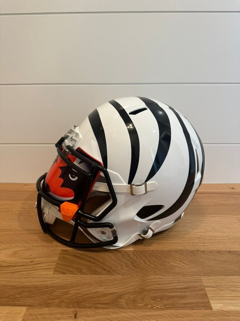 Ja'Marr Chase Signed Bengals White Alt Riddell Speed Full Size Helmet BAS