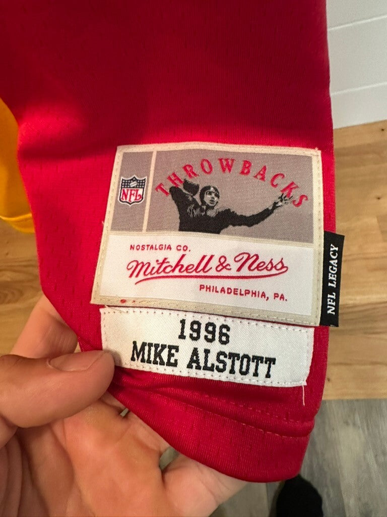 Mike Alstott Tampa Bay Buccaneers Mitchell & Ness 1996 Split Legacy Jersey M NWT