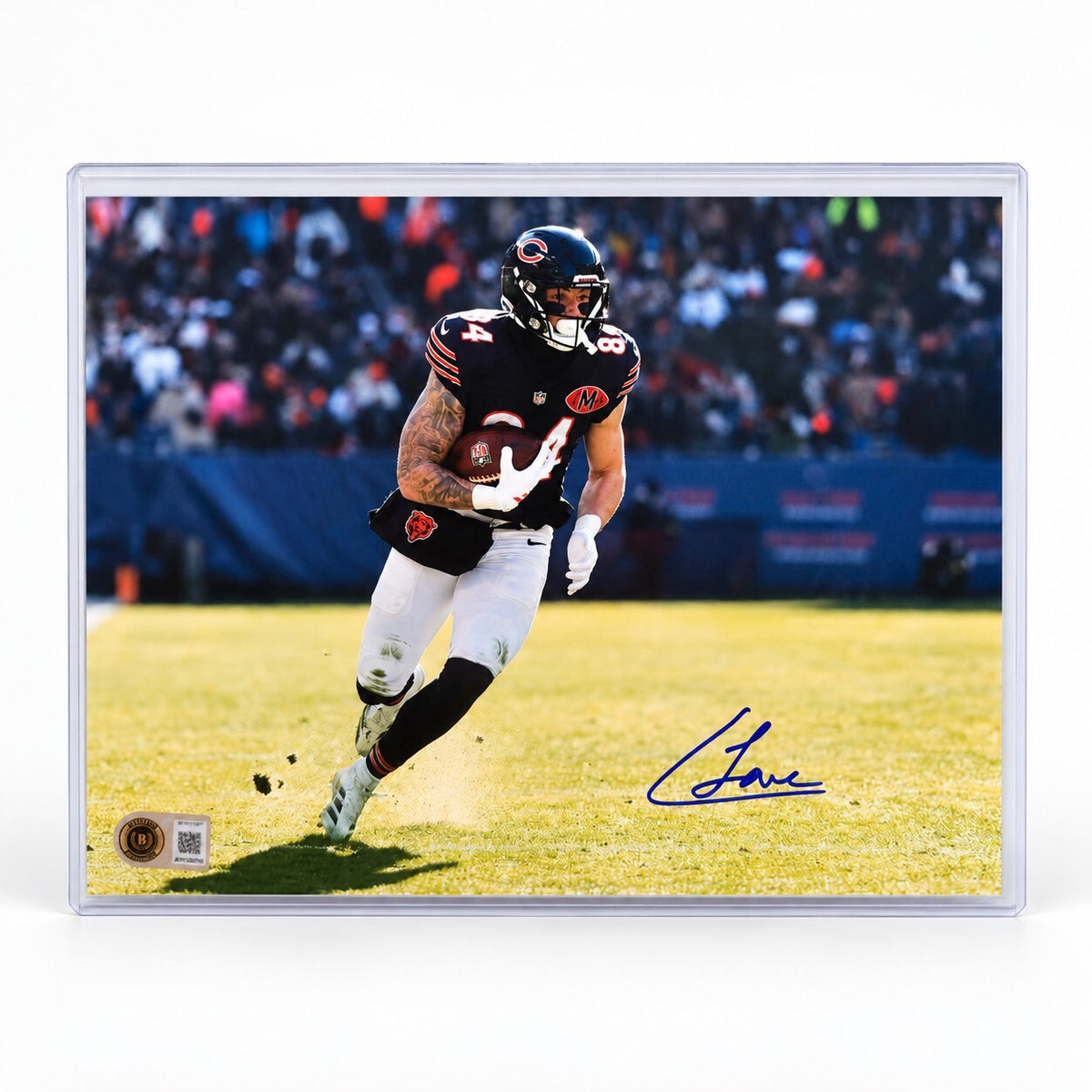 Colston Loveland Signed Chicago Bears 8x10 Photo Beckett BAS Autographed