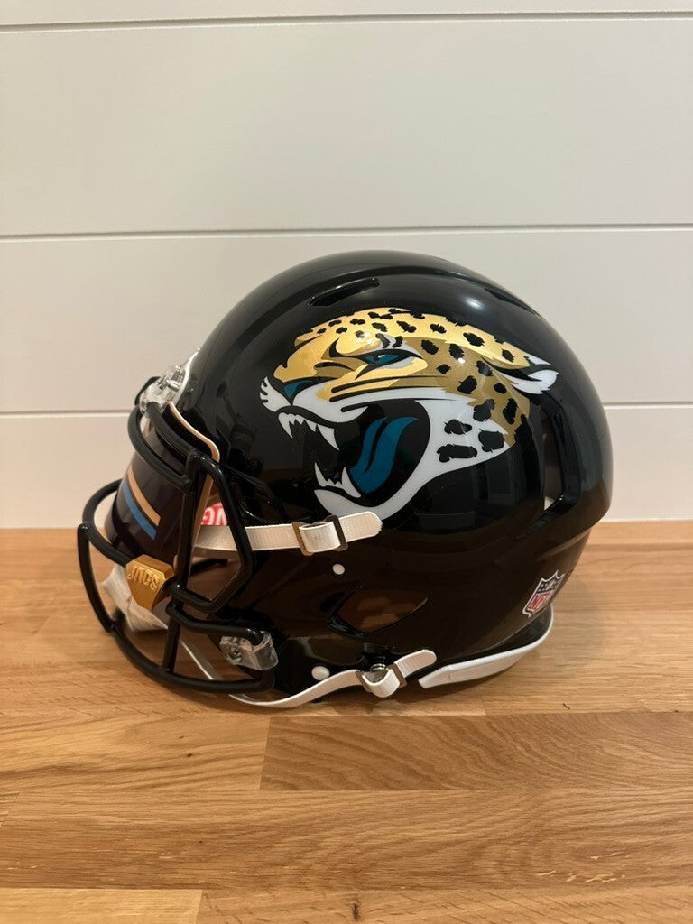 Travis Hunter Signed Jaguars Riddell Speed Authentic Helmet Fanatics #12