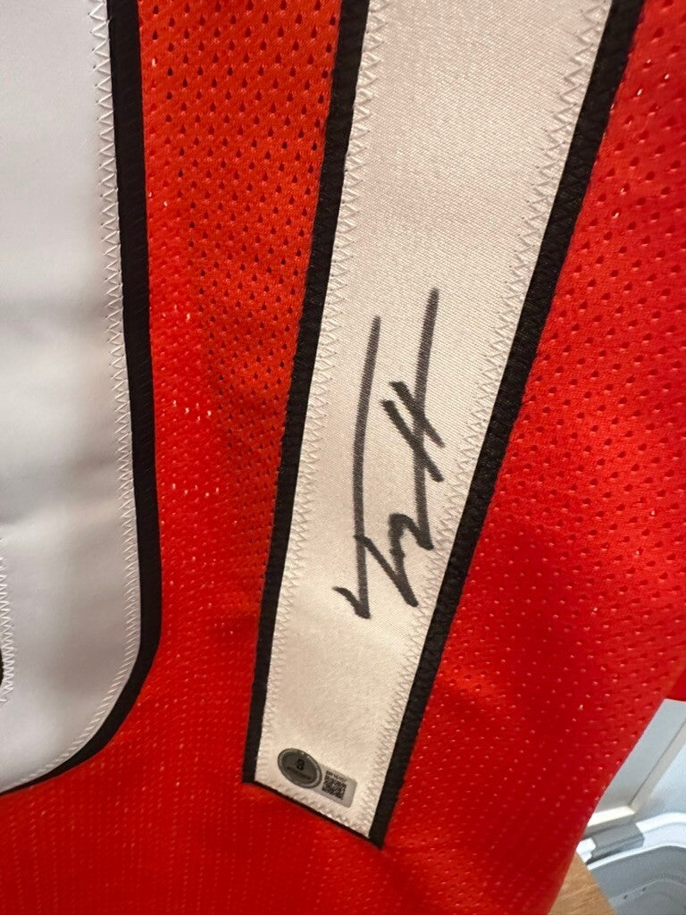 Trey Hendrickson Signed Bengals Orange Custom Jersey #91 Beckett