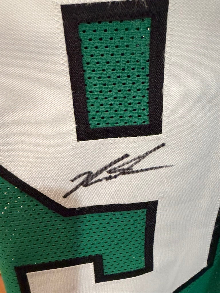 Jalen Carter Signed Philadelphia Eagles #98 Kelly Green Custom Jersey XL JSA