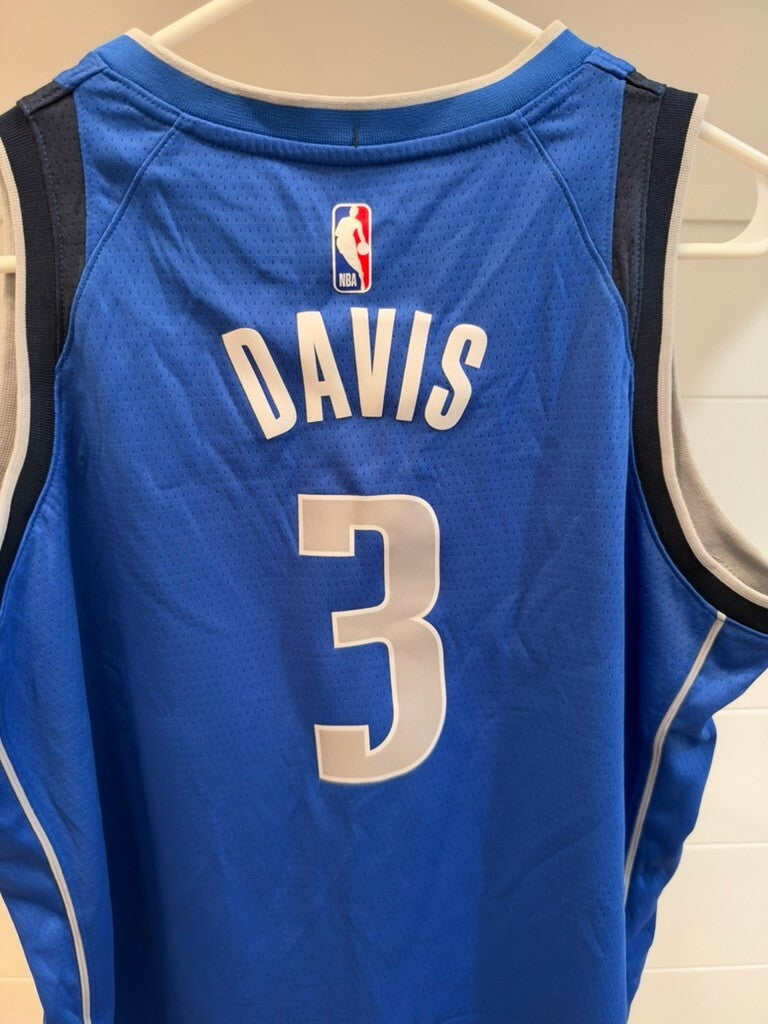 Anthony Davis Mavericks Nike Icon Swingman Jersey Youth XL 18/20 Blue #3