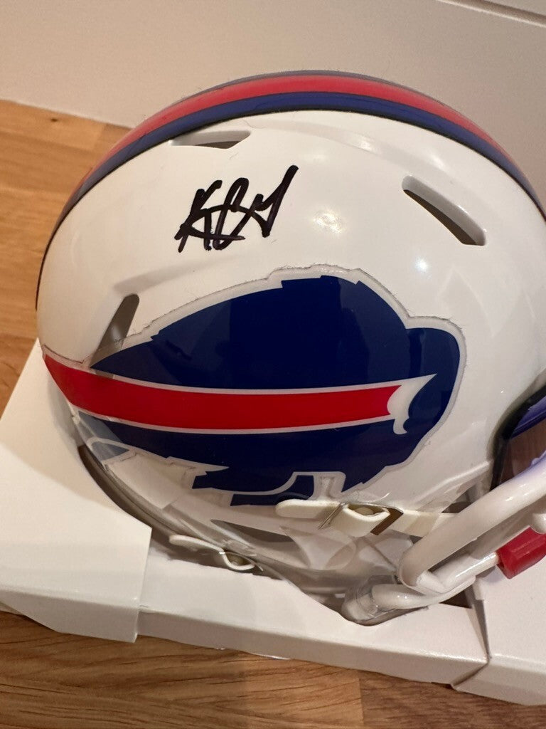 Keon Coleman Signed Buffalo Bills Speed Mini Helmet Fanatics Authentic