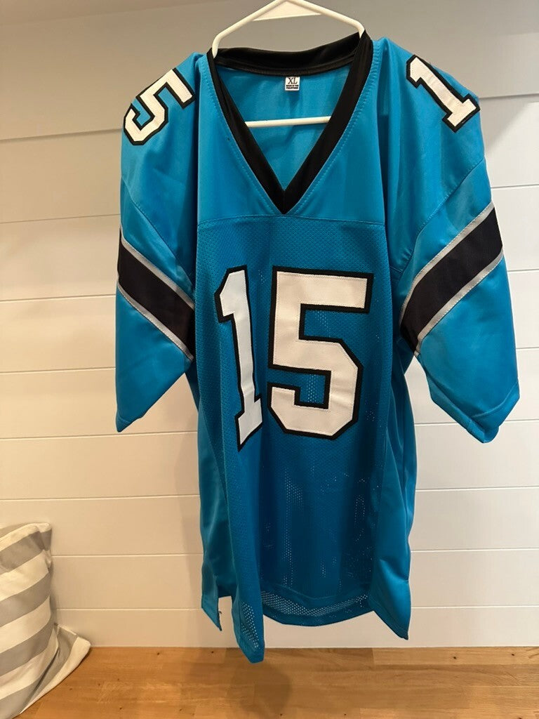 Jonathan Mingo Signed Custom Carolina Panthers Jersey #15 with JSA Certification