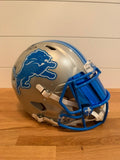 Jared Goff Signed Lions 2024 Speed Authentic Helmet Blue Visor Fanatics