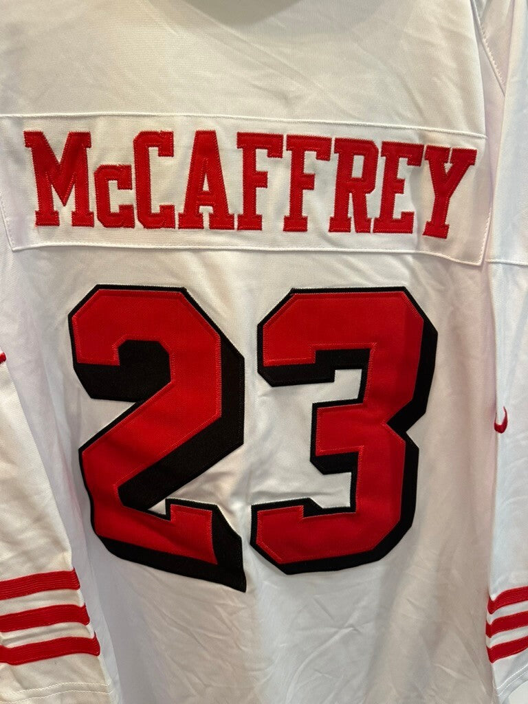 Nike NFL McCaffrey #23 White Football Jersey XXXXL