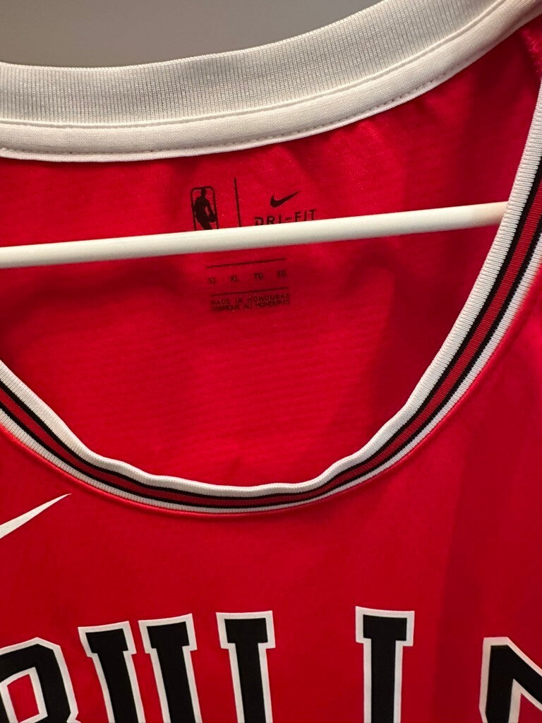 Coby White #0 Signed Chicago Bulls Nike Swingman Jersey Fanatics COA Sz 52