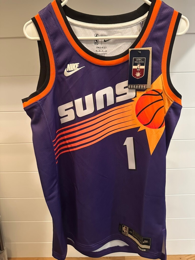 Devin Booker Phoenix Suns Nike Classic Edition Swingman Jersey #1 Size 40 Small