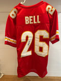 Le'Veon Bell Signed Kansas City Chiefs #26 Red Custom Jersey XL JSA Autograph