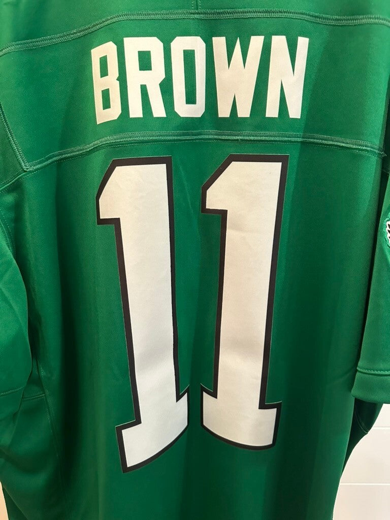 A.J. Brown Philadelphia Eagles Nike Kelly Green Jersey #11 XXL 2XL NWT