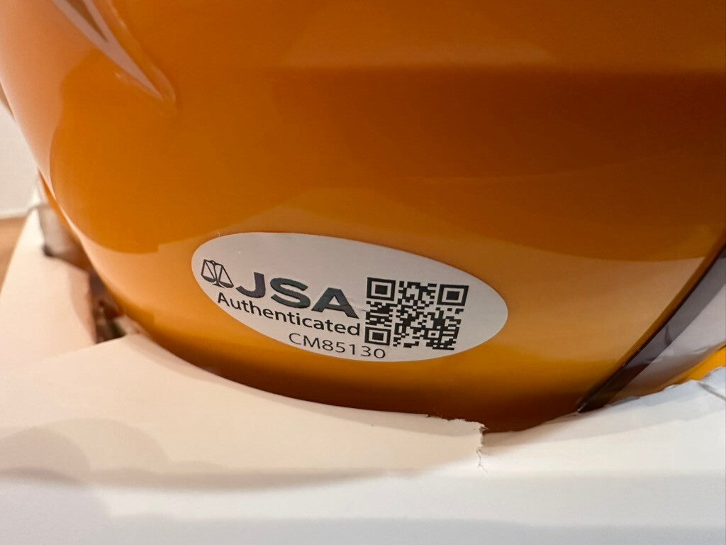 Cam Skattebo Signed Arizona State ASU Riddell Speed Mini Helmet JSA COA