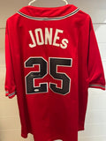 Andruw Jones Signed Atlanta Braves #25 Jersey JSA COA 2026 Hall of Fame