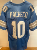 Isiah Pacheco Signed Lions #10 Jersey JSA