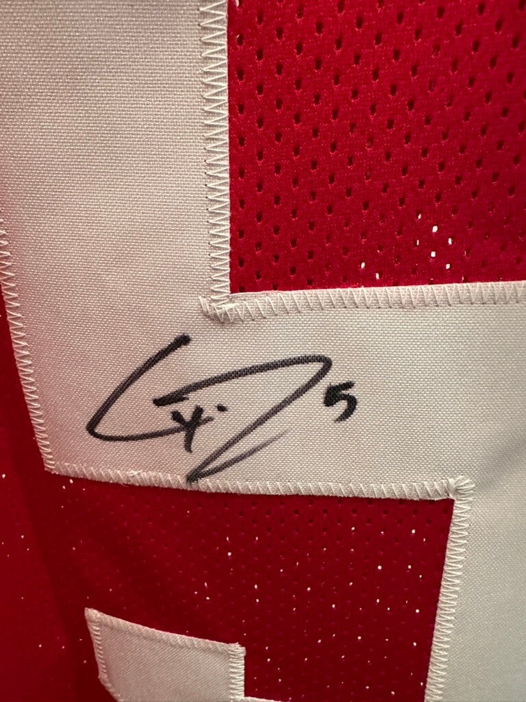 Cyrus Jones Signed Alabama #5 Custom Jersey 2015 Nat'l Champs JSA COA