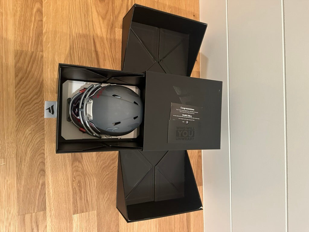 Tank Dell Texans Signed Slate Speed Mini Helmet Fanatics