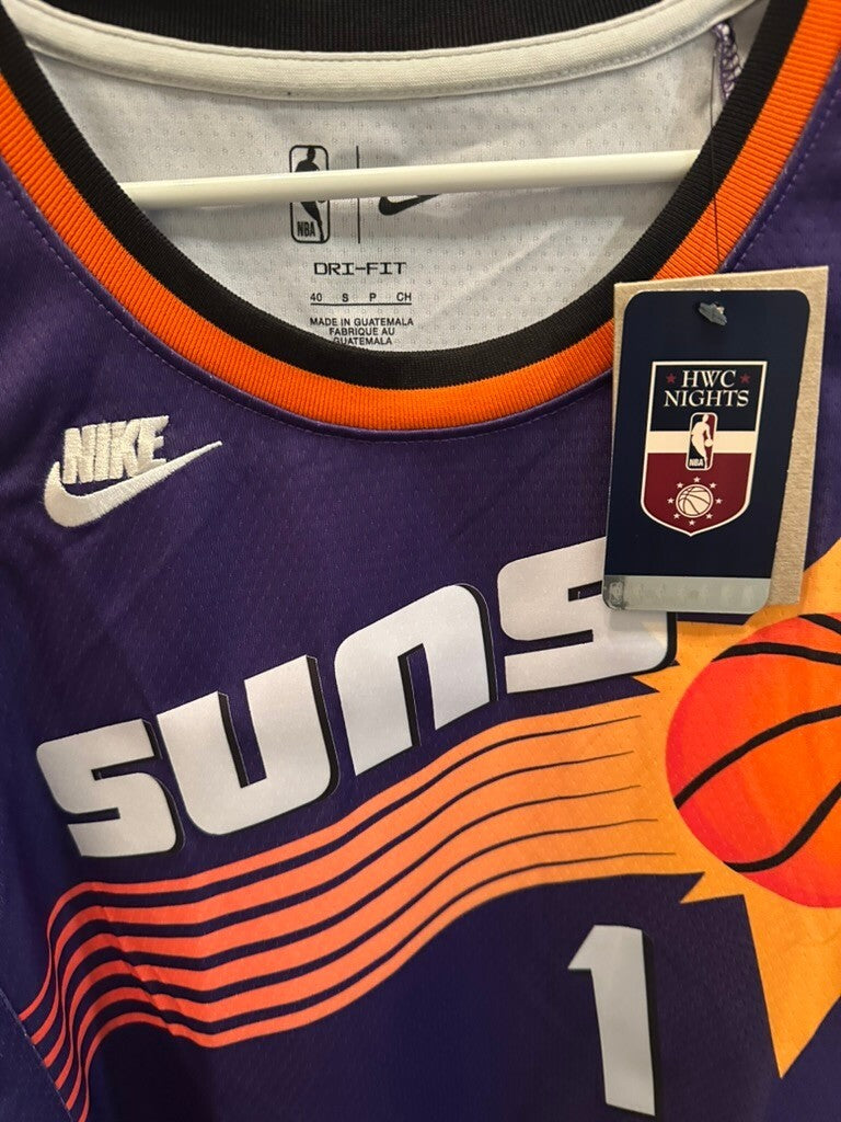 Devin Booker Phoenix Suns Nike Classic Edition Swingman Jersey #1 Size 40 Small