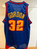 Aaron Gordon Signed Denver Nuggets #32 Blue Mile High City Custom Jersey Beckett