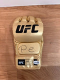 Paulo Costa Signed Gold UFC MMA Glove JSA Authenticated Autograph