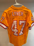 John Lynch Buccaneers Mitchell & Ness 1995 Jersey Youth M 10/12 Orange NWT