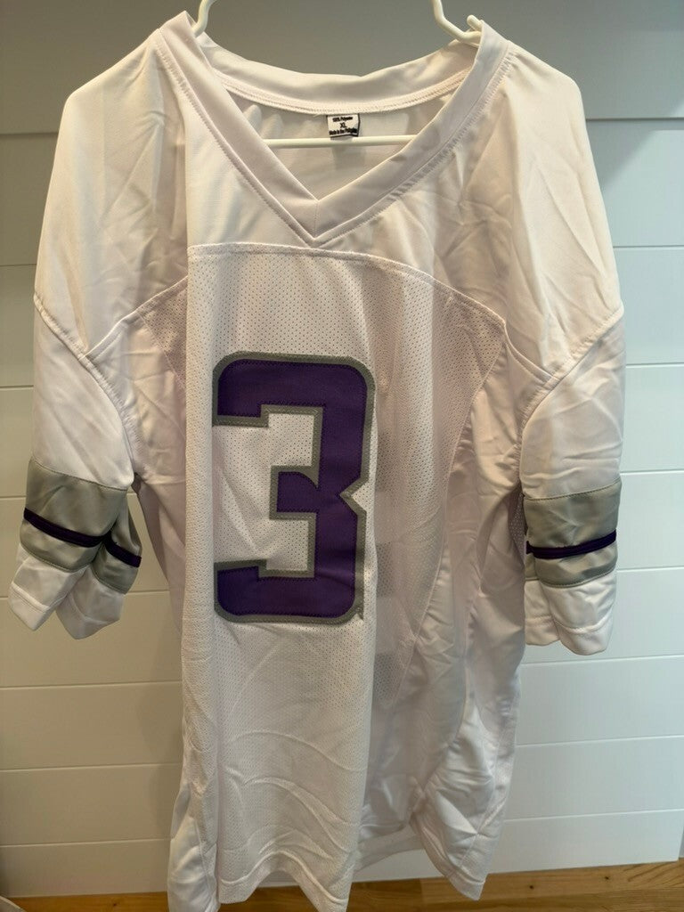 Jordan Addison Signed Minnesota Vikings #3 Custom Jersey XL White JSA Witnessed