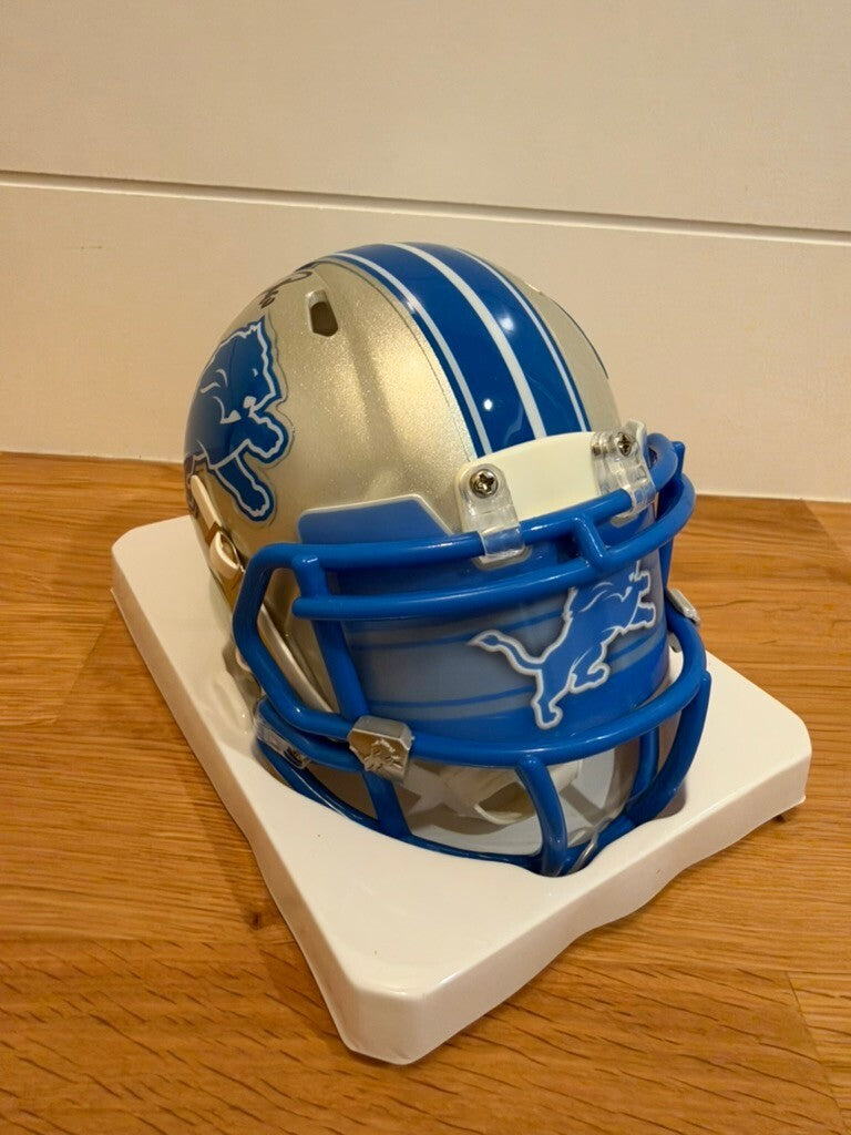 Ndamukong Suh Signed Detroit Lions Speed Mini Helmet Beckett Custom Visor