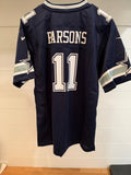 Nike Micah Parsons #11 Dallas Cowboys Navy Game Jersey Youth XL NWT