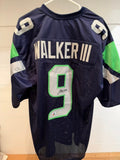 Kenneth Walker III Signed Seattle Seahawks #9 Custom Navy Jersey Beckett
