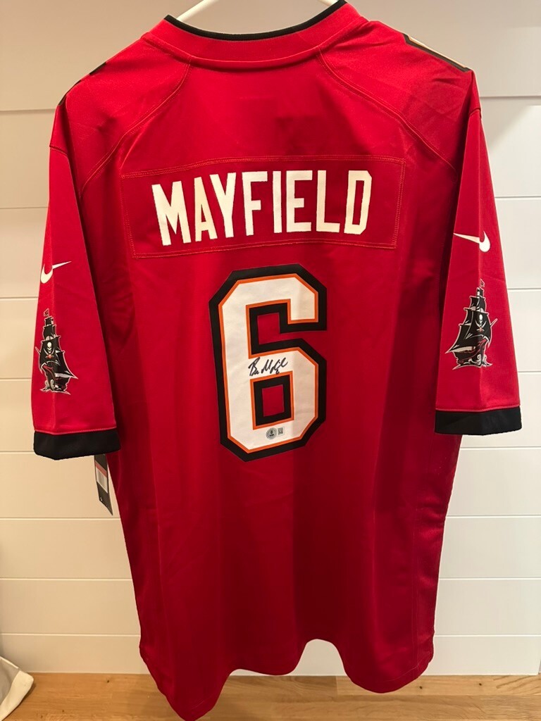 Baker Mayfield Signed Tampa Bay Buccaneers Nike On-Field Jersey – Beckett Witnes