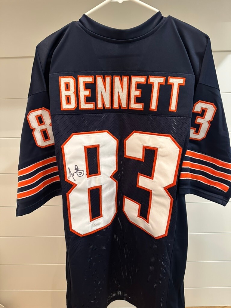 Martellus Bennett Autographed Chicago Bears #83 Jersey – JSA Certified