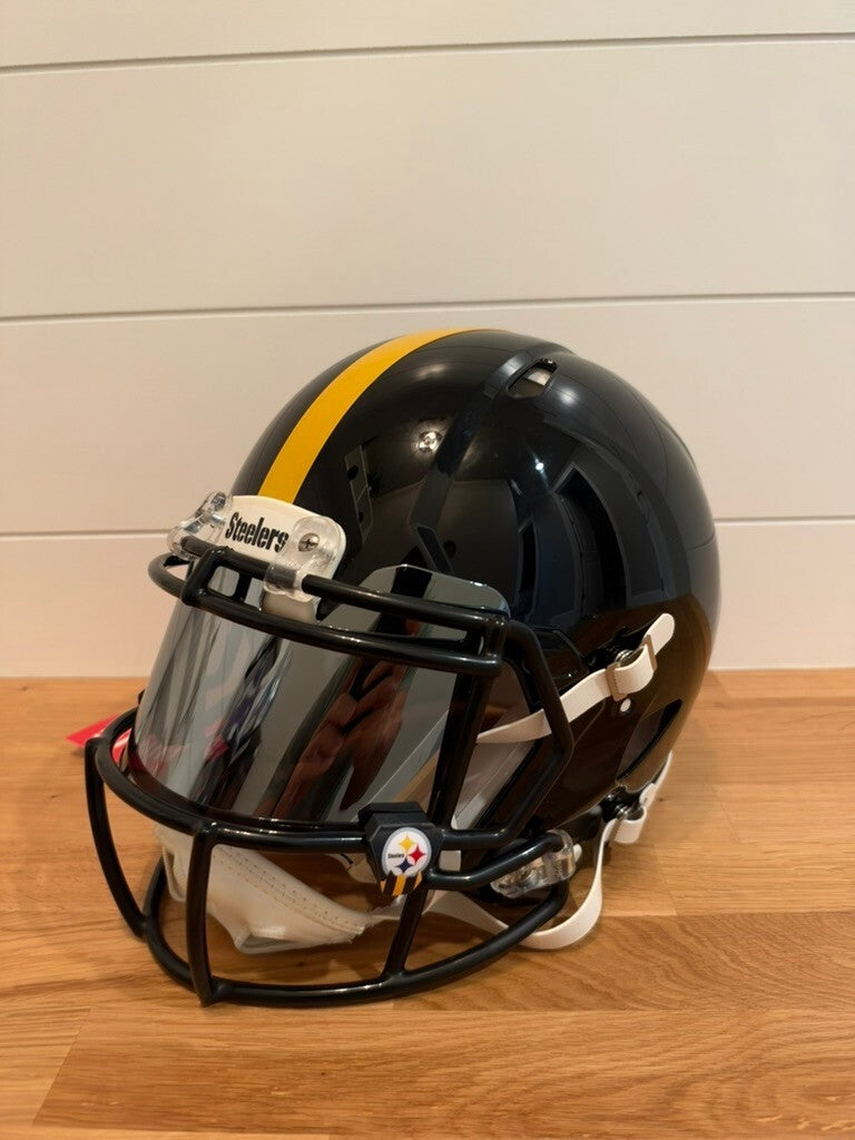 Rod Woodson Signed Steelers Riddell Authentic Full Size Helmet Beckett Witnessed