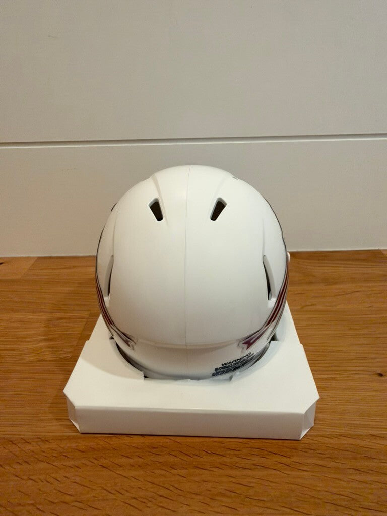 FSU Florida State Seminoles White Riddell Speed Mini Helmet Visor Unsigned